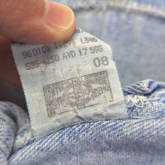 Vintage Lee Skirt Girls Size 5 Light Wash Mini Denim - Picture 7 of 7